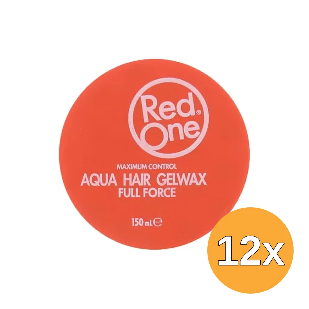 12x Red One Haarwax Aqua Orange (150 ml)