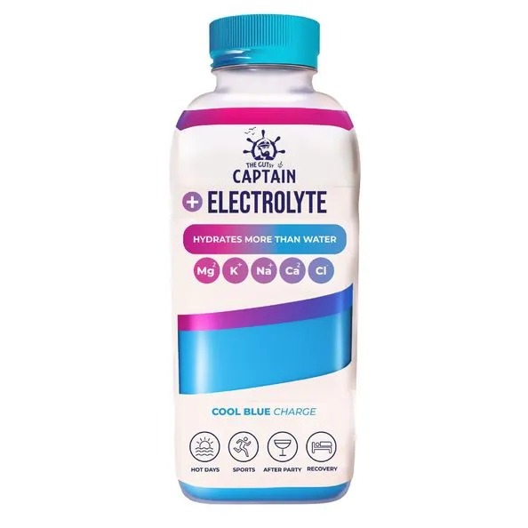 The Gutsy Captain Electrolyte Cool Blue (600 ml)