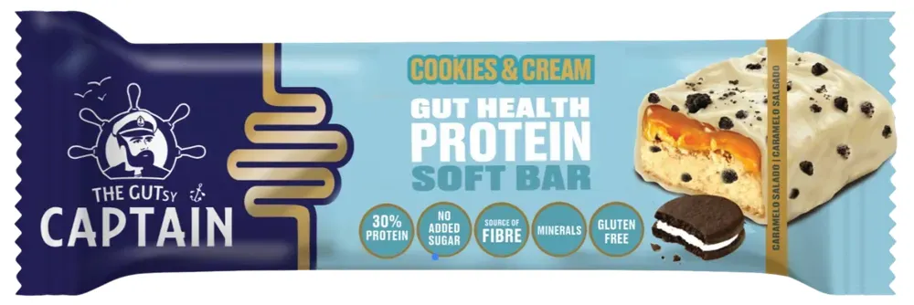 The Gutsy Captain Cookies & Cream Bar (45 gr)