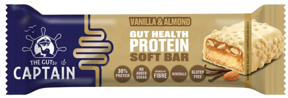 The Gutsy Captain Vanilla & Almond Bar (45 gr)