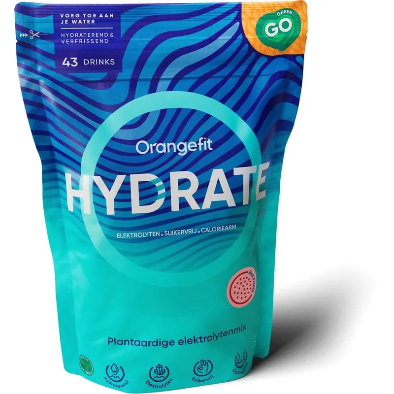 Orangefit Hydrate Red Fruits 40 Drinks (300 gr)