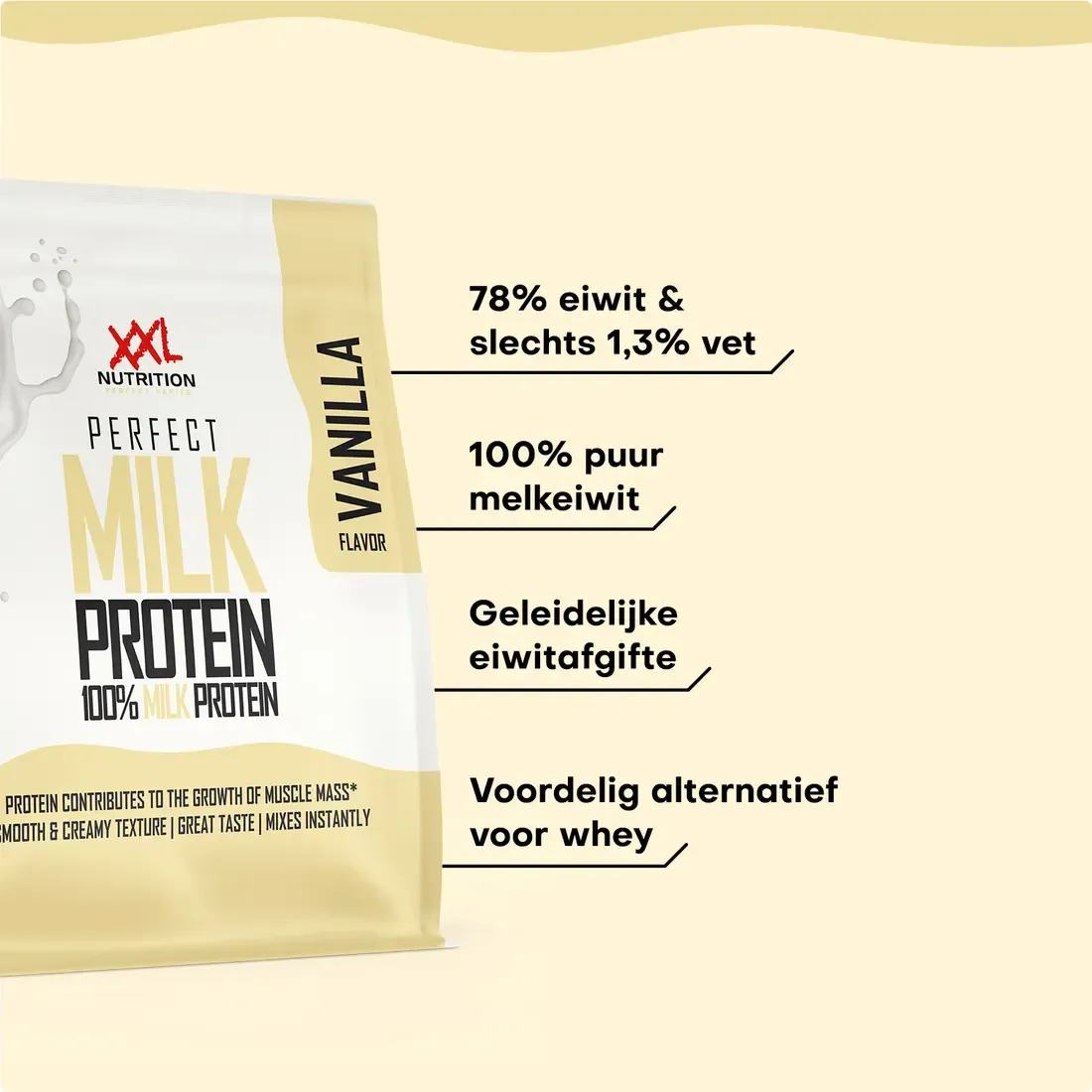 XXL Nutrition Perfect Milk Protein - Vanille (1000 gr)
