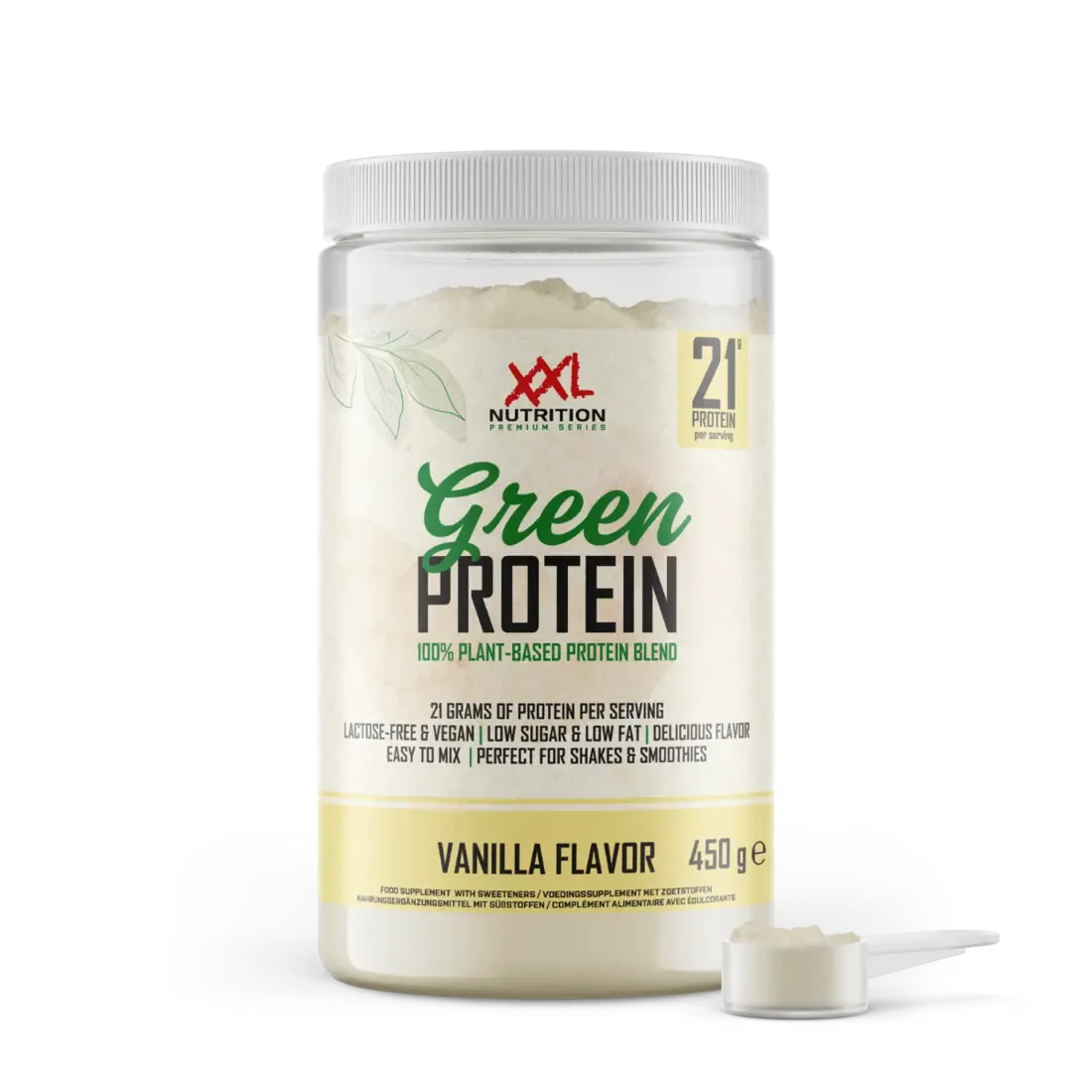 XXL Nutrition Green Protein - Vanille (450 gr)
