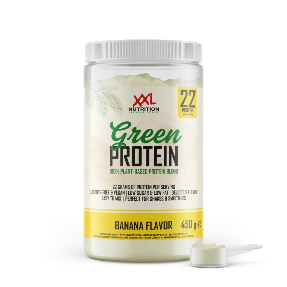 XXL Nutrition Green Protein - Banaan (450 gr)