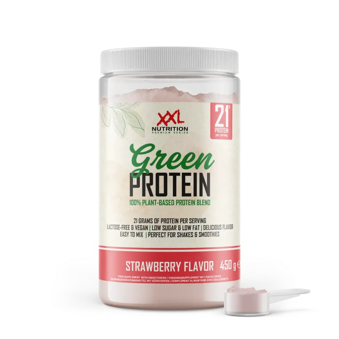 XXL Nutrition Green Protein - Aardbei (450 gr)