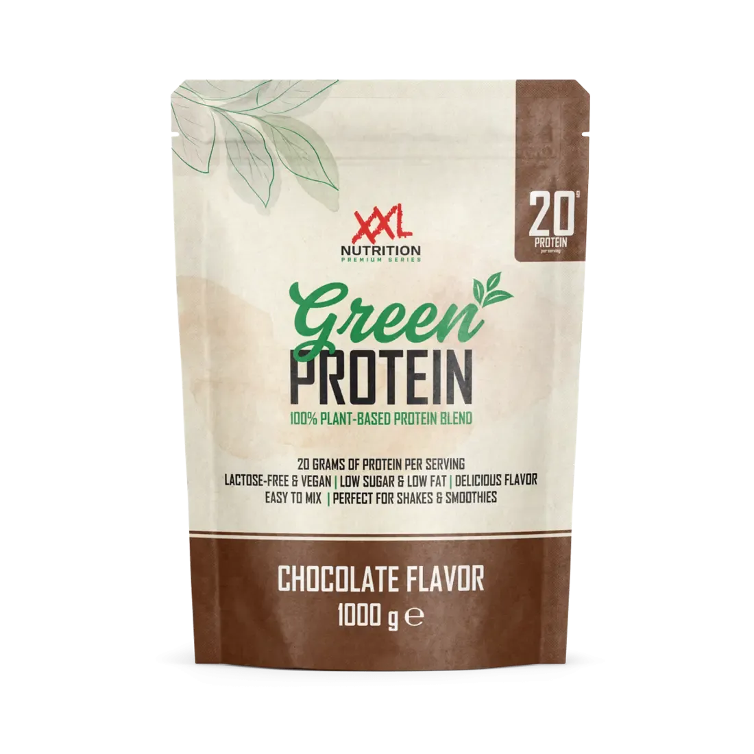XXL Nutrition Green Protein - Chocolade (1000 gr)