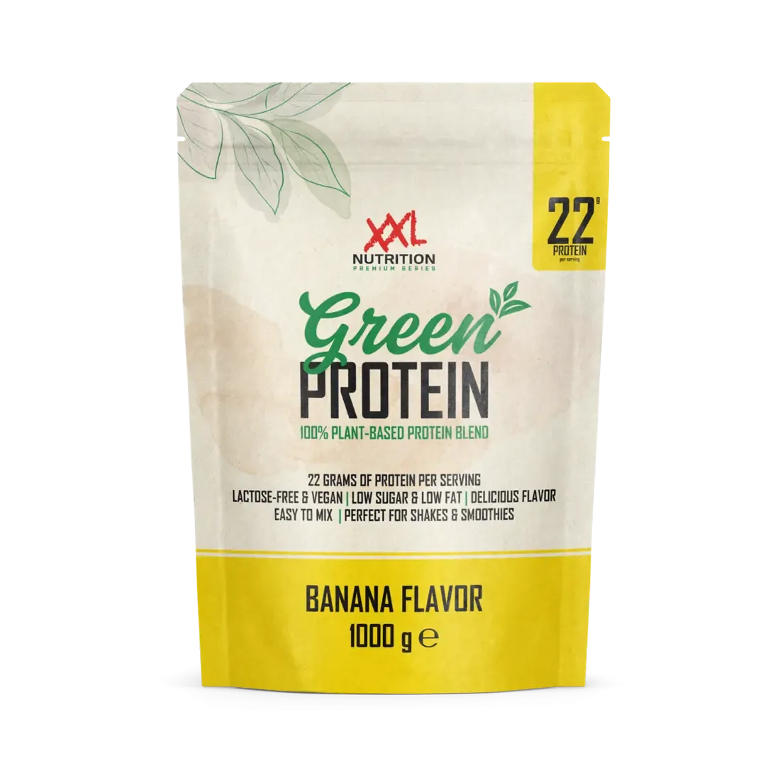 XXL Nutrition Green Protein - Banaan (1000 gr)