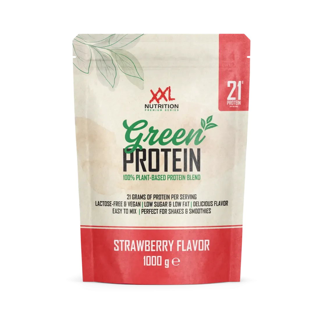 XXL Nutrition Green Protein - Aardbei (1000 gr)