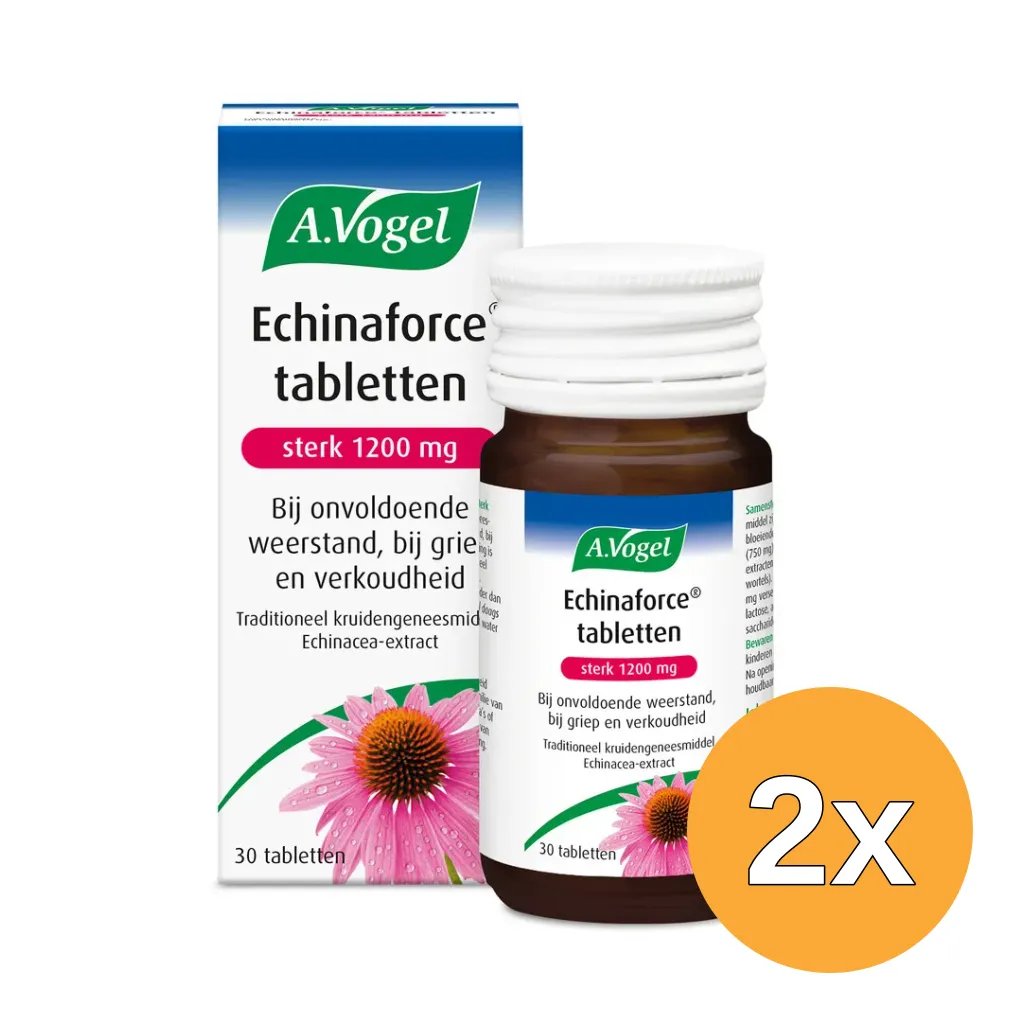 2x A.Vogel Echinaforce Sterk 1200mg (30 tabletten)