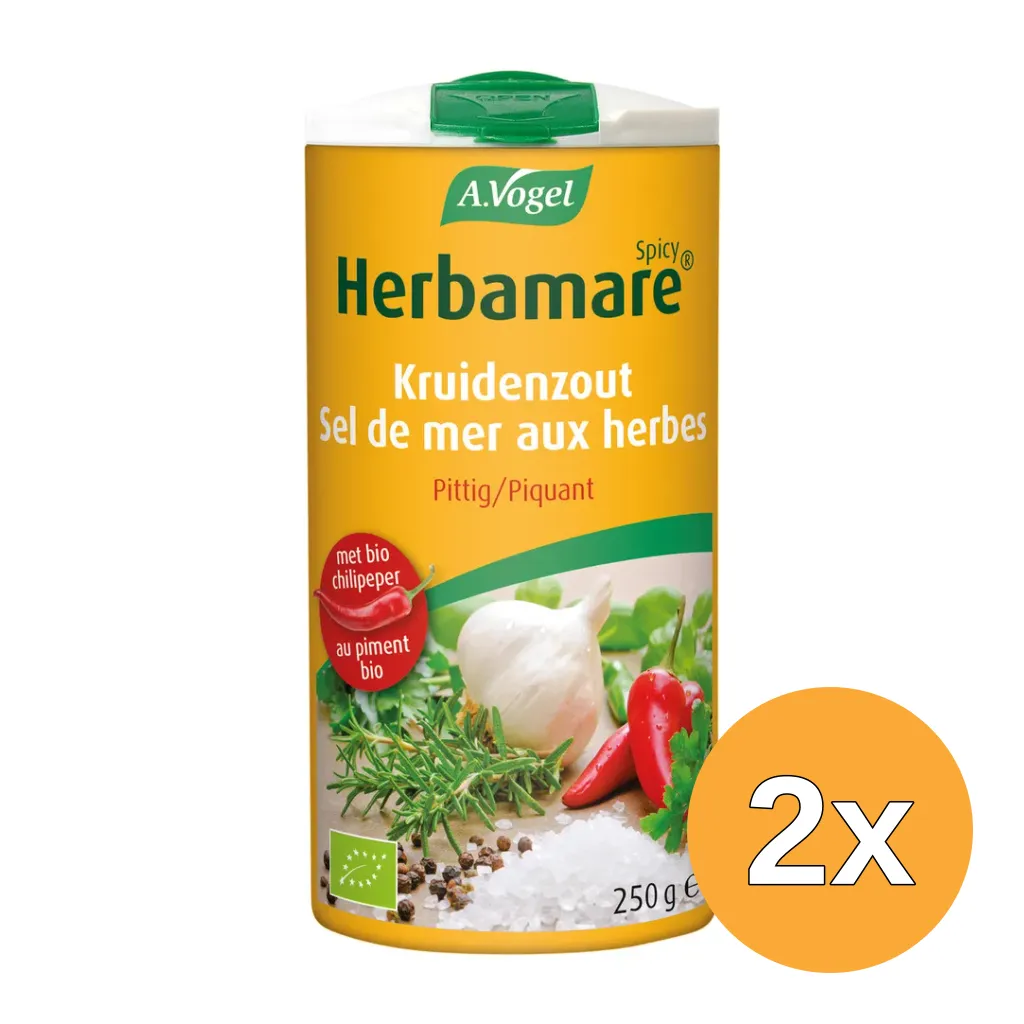 2x A.Vogel Herbamare Spicy Bio (250 gr)