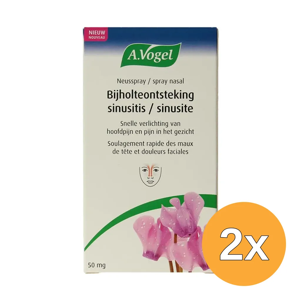2x A.Vogel Neusspray Bijholteontsteking (1 set)