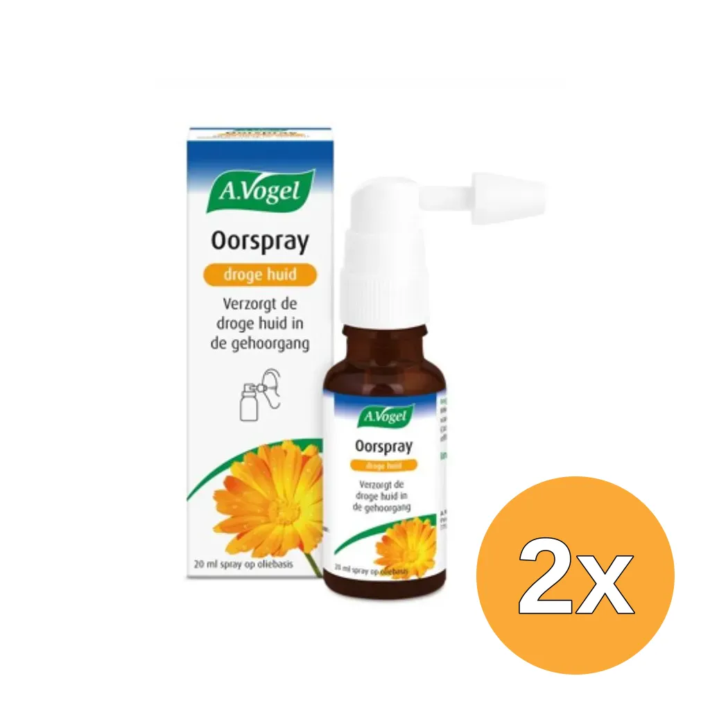 2x A.Vogel Oorspray Droge Huid (20 ml)