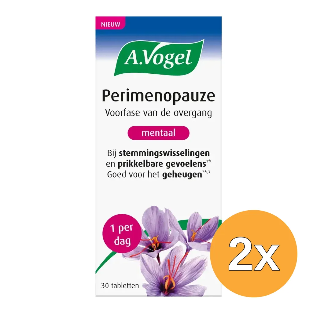 2x A.Vogel Perimenopauze Mentaal (30 tabletten)