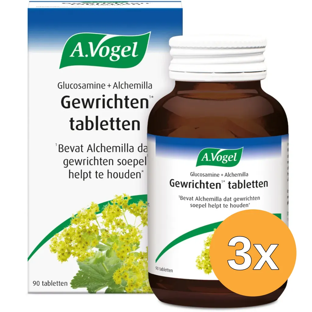 3x A.Vogel Alchemilla glucosamine (90 tabletten)