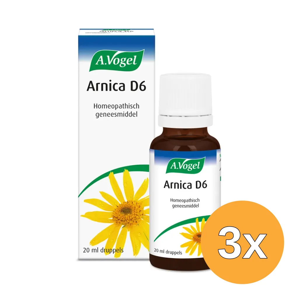 3x A.Vogel Arnica D6 (20 ml)