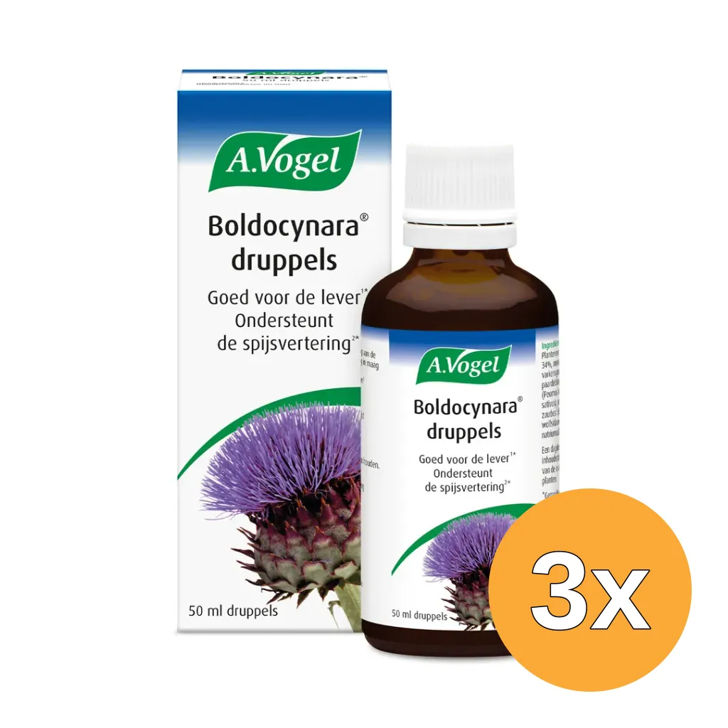 3x A.Vogel Boldocynara druppels (50 ml)