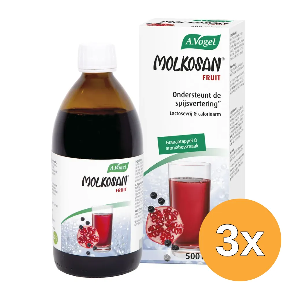 3x A.Vogel Molkosan fruit (500 ml)