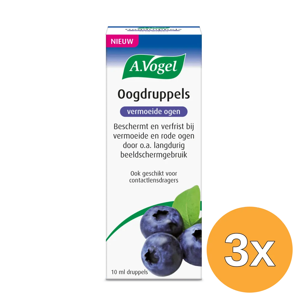 3x A.Vogel Oogdruppels Vermoeide Ogen (10 ml)