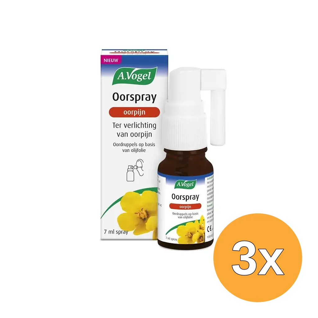 3x A.Vogel Oorspray Pijn (7 ml)