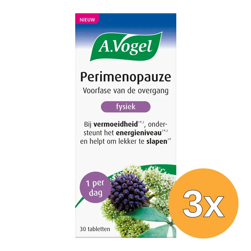 3x A.Vogel Perimenopauze Fysiek (30 tabletten)