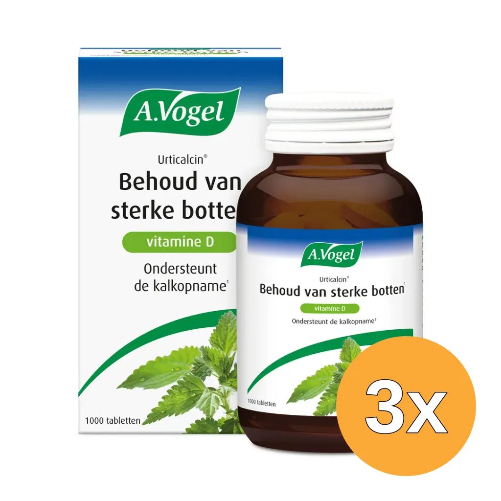 3x A.Vogel Urticalcin (1000 tabletten)