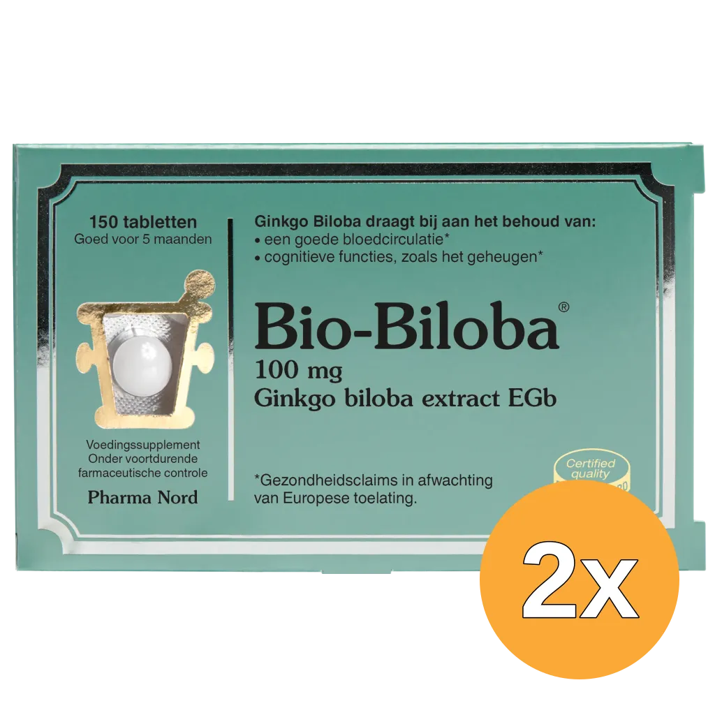 2x Pharma Nord Bio Biloba (150 tabletten)