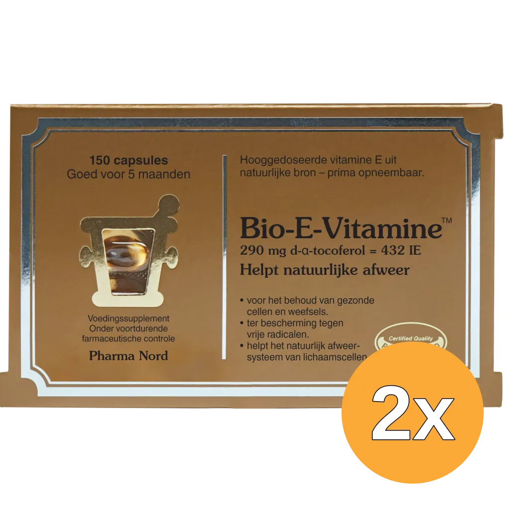 2x Pharma Nord Bio E Vitamine (150 capsules)