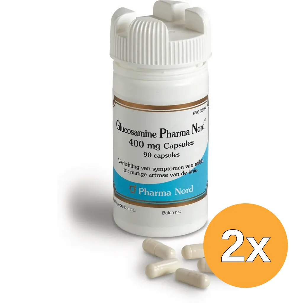 2x Pharma Nord Glucosamine 400 (90 capsules)