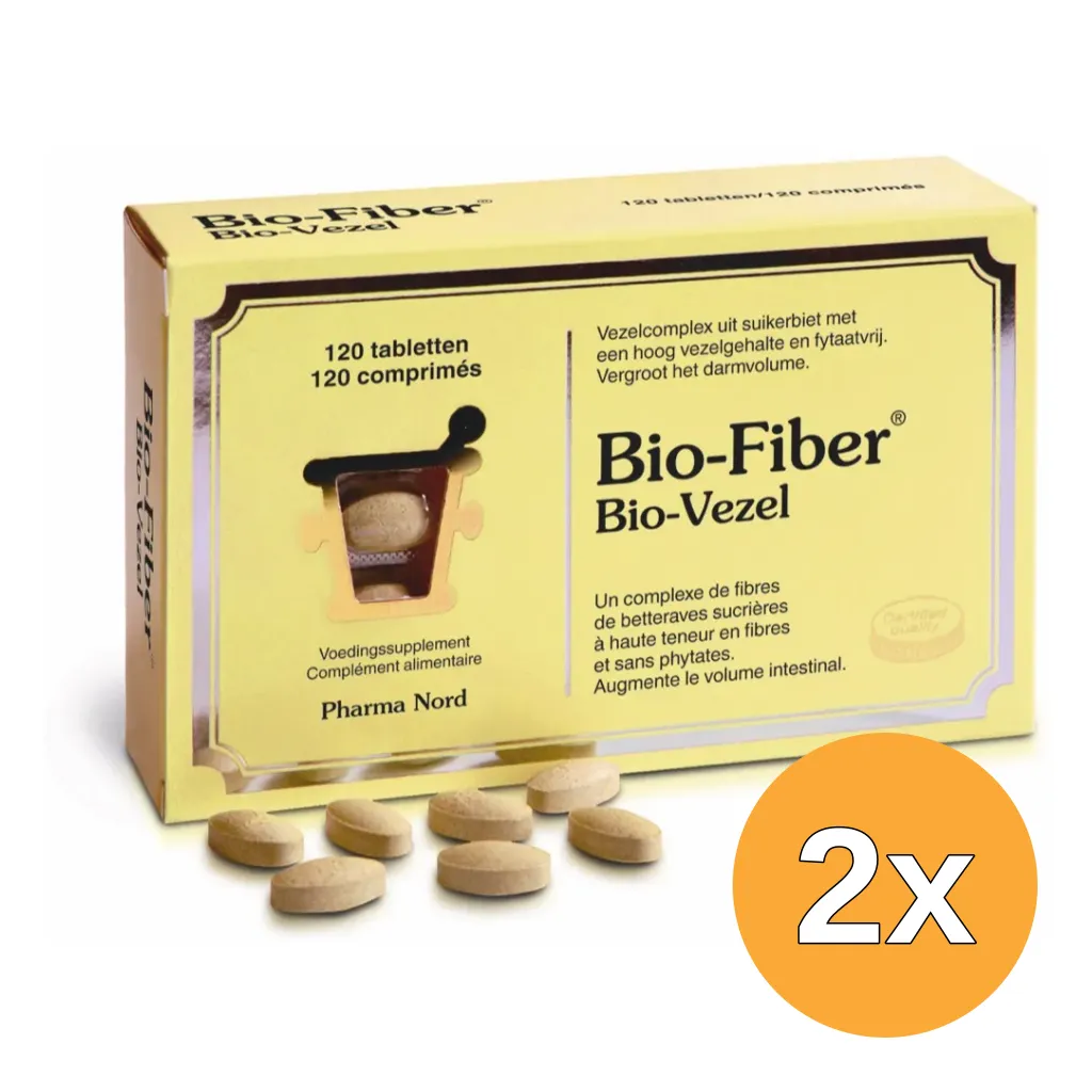 2x Pharma Nord Bio Vezel 80 (120 tabletten)