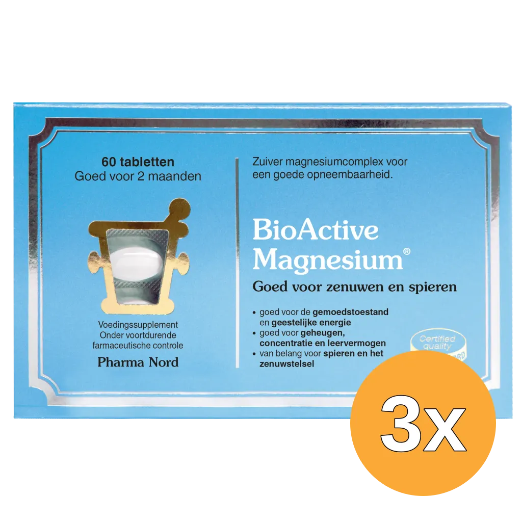 3x Pharma Nord BioActive Magnesium (60 tabletten)