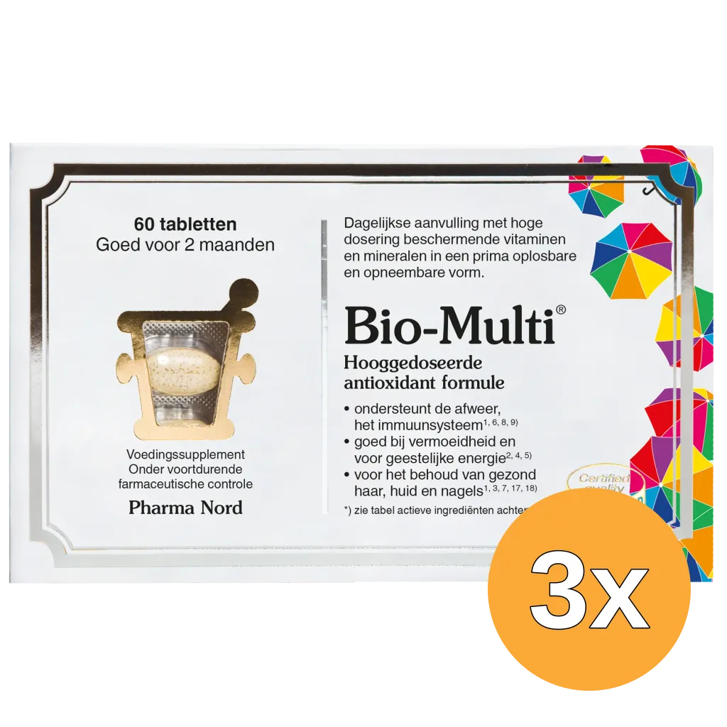 3x Pharma Nord Bio Multi (60 tabletten)