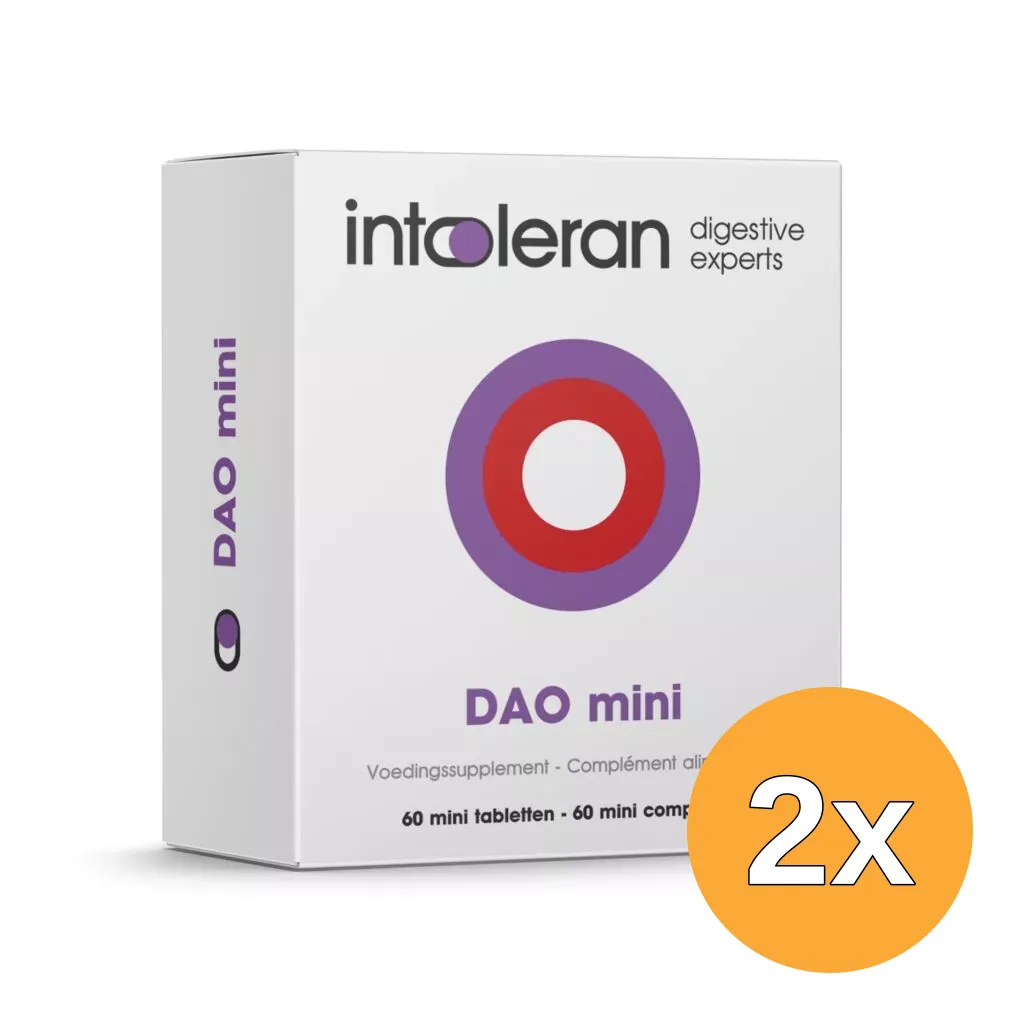 2x Intoleran DAO mini (60 tabletten)