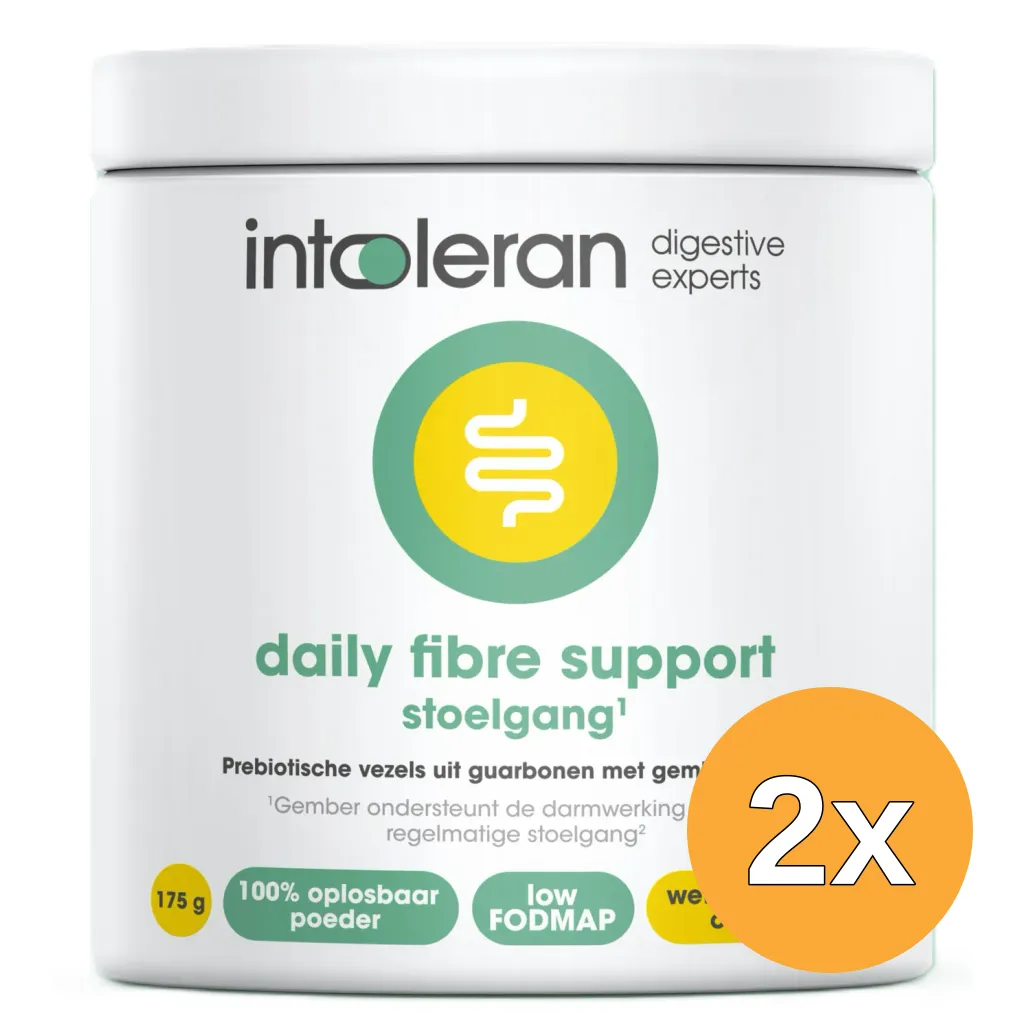 2x Intoleran Fibre Support Stoelgang Poeder (175 gr)