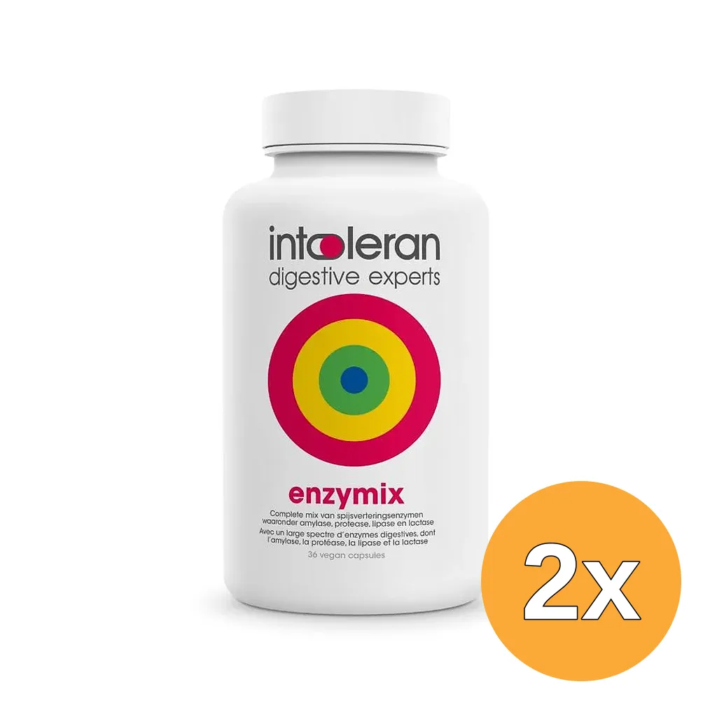 2x Intoleran Enzymix (36 capsules)
