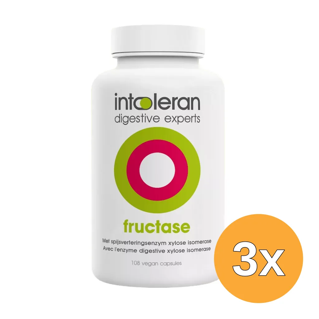 3x Intoleran Fructase (108 capsules)