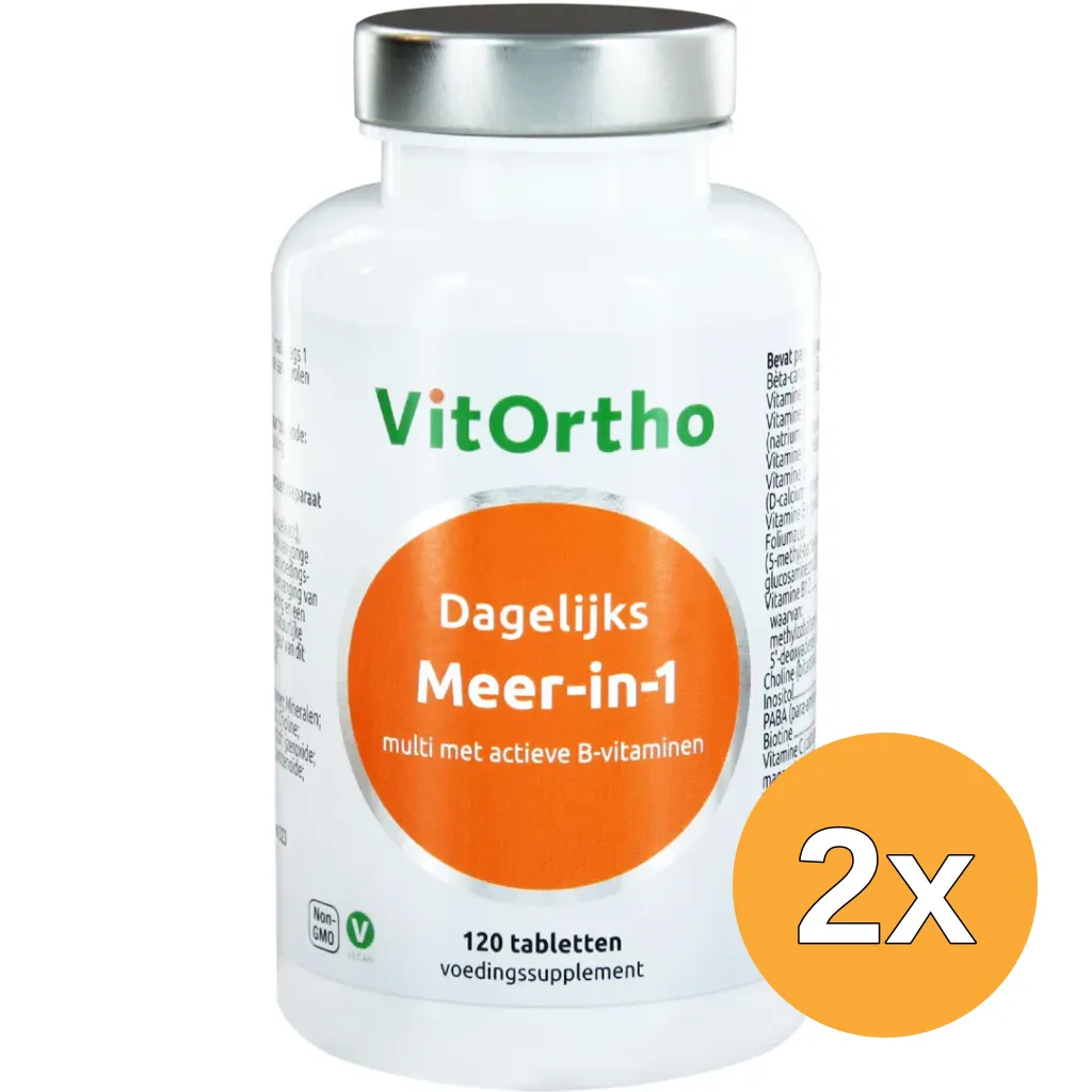 2x VitOrtho Meer in 1 dagelijks (120 tabletten)