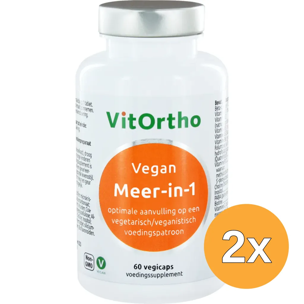 2x Vitortho Meer In 1 Vegan (60 vega capsules)