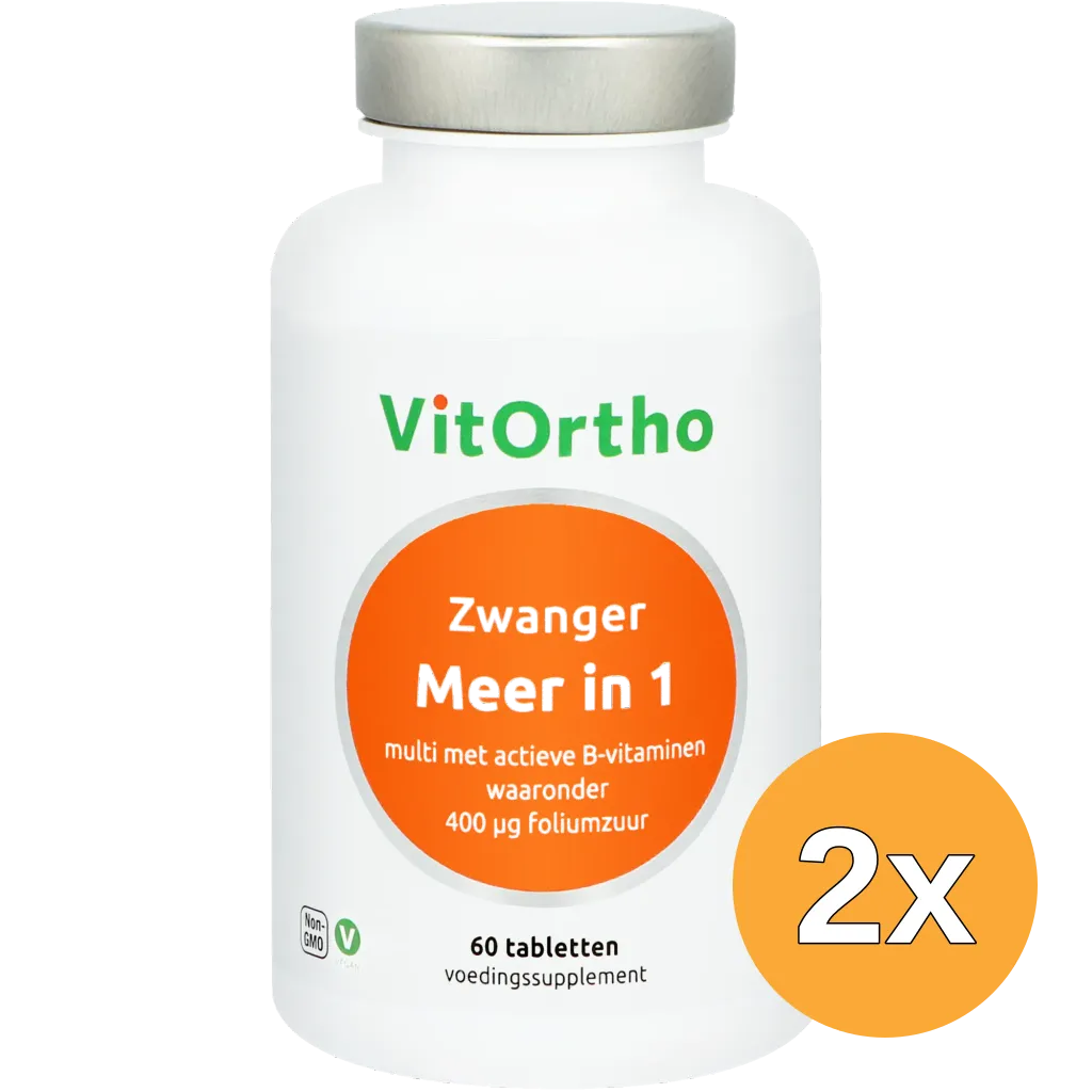 2x VitOrtho Meer in 1 Zwanger (60 tabletten)