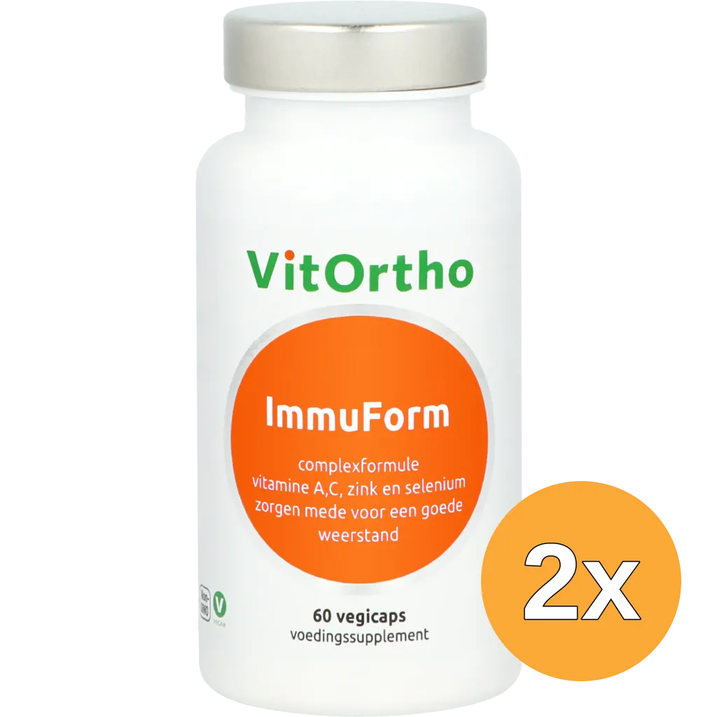 2x VitOrtho ImmuForm vh weerstand formule (60 capsules)