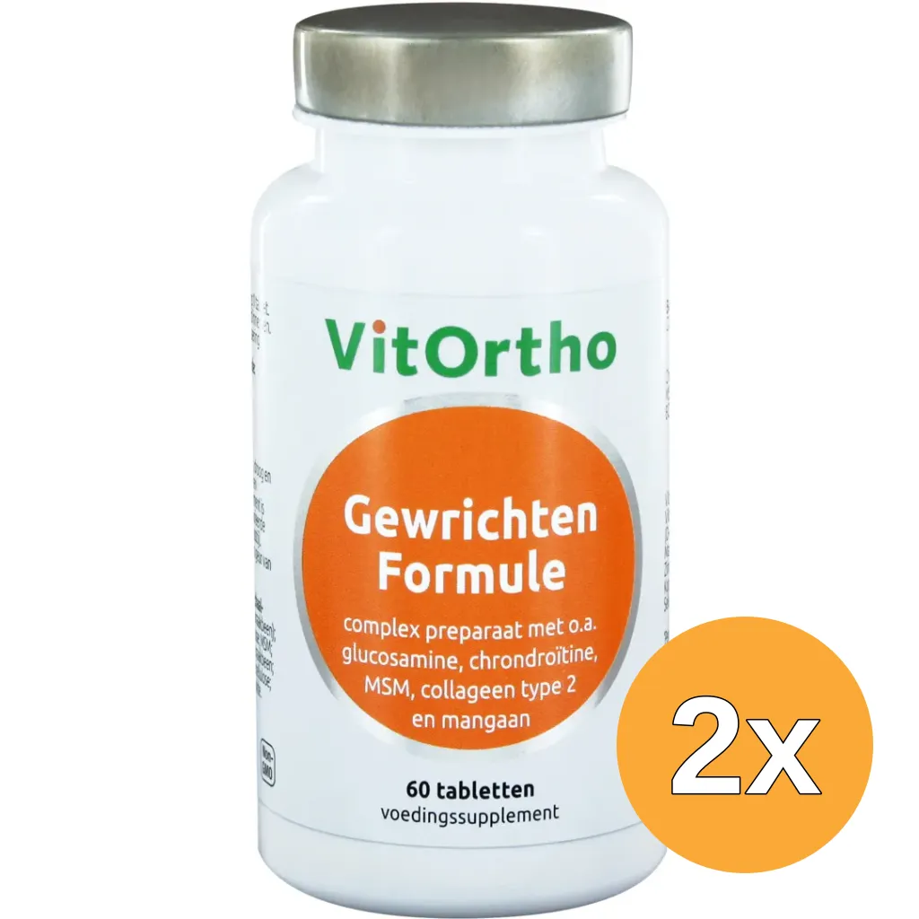 2x VitOrtho FlexForm vh gewrichten formule (60 tabletten)