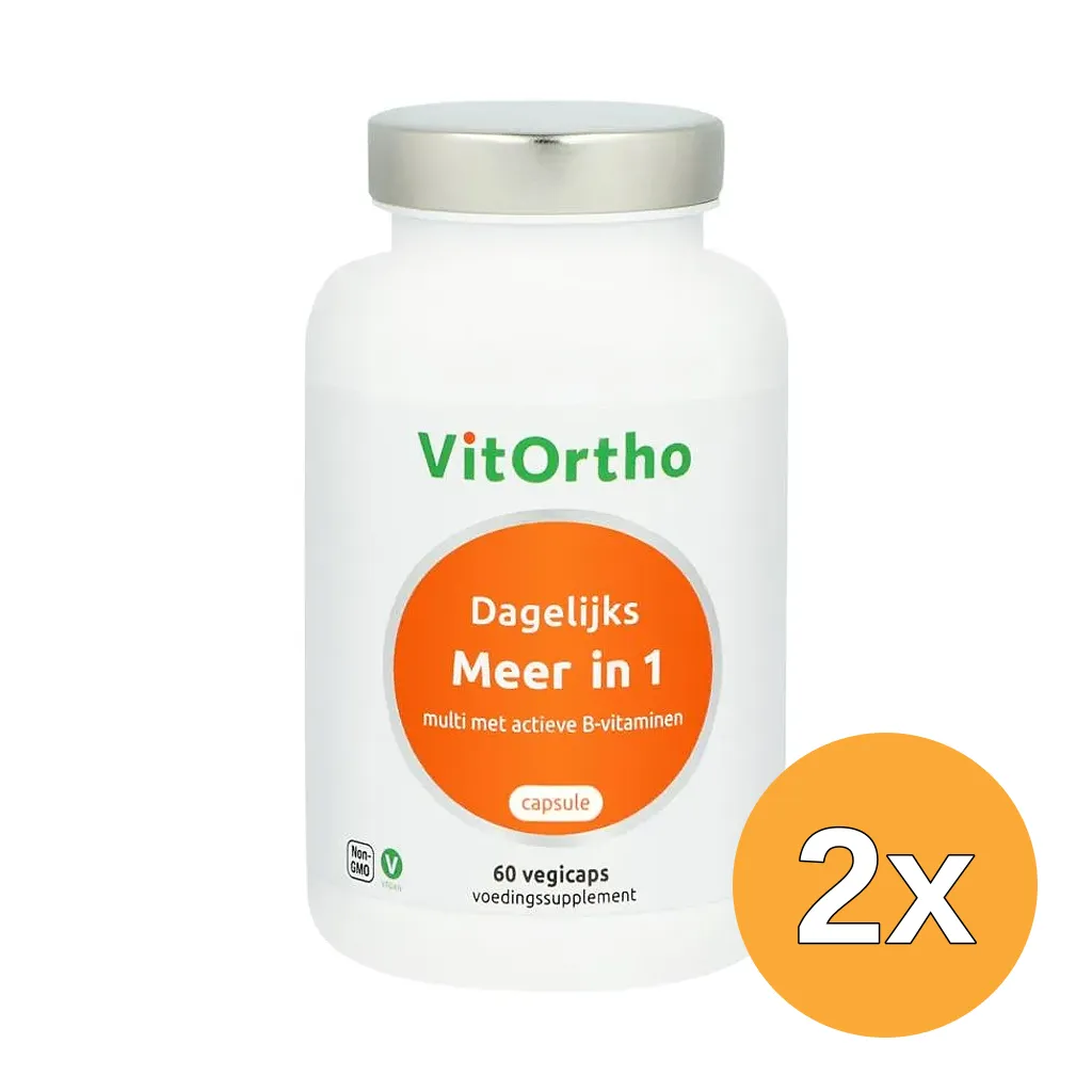 2x VitOrtho Meer in 1 Dagelijks (60 vega capsules)