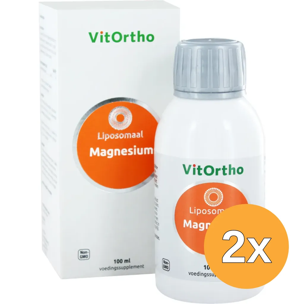 2x VitOrtho Magnesium liposomaal (100 ml)