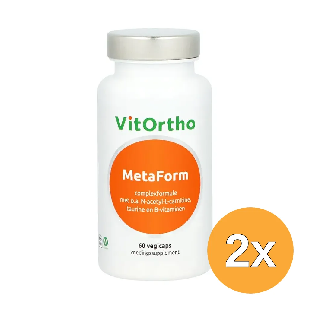 2x Vitortho MetaForm (60 vega capsules)