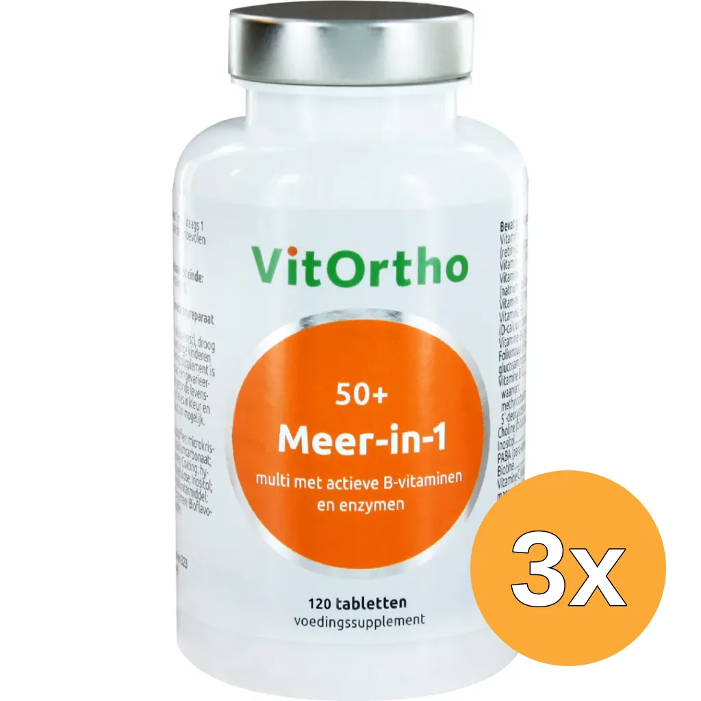 3x Vitortho Meer in 1 50+ (120 tabletten)
