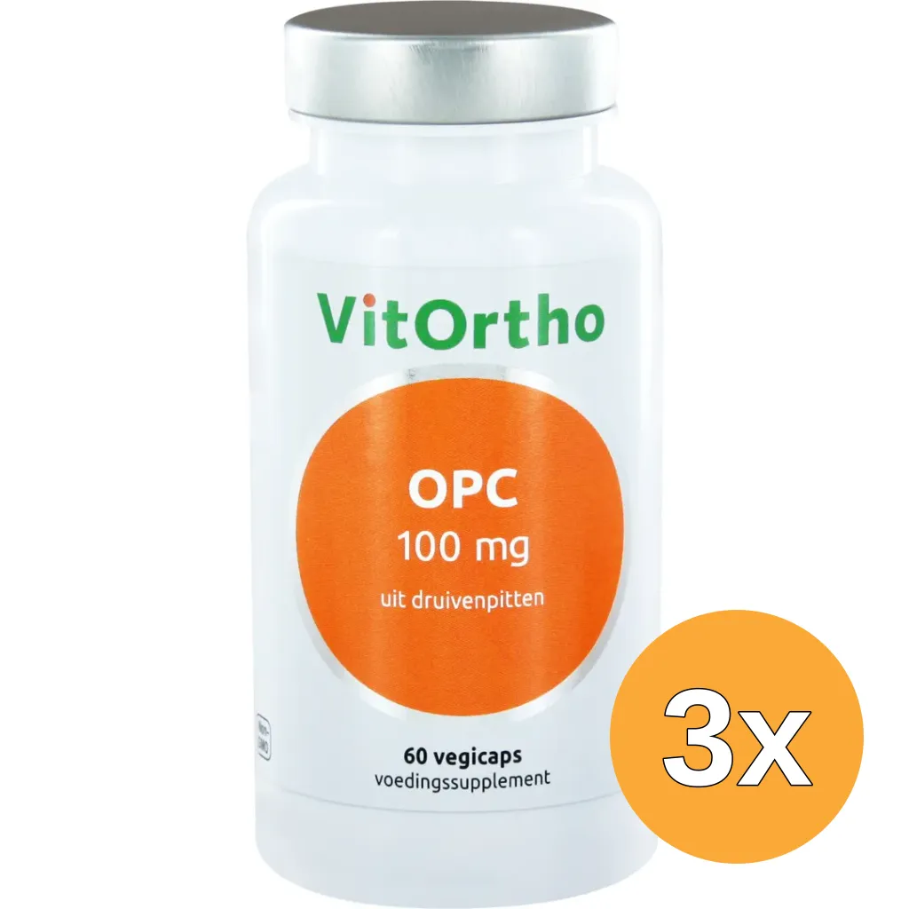 3x VitOrtho OPC 100 mg (60 vega capsules)