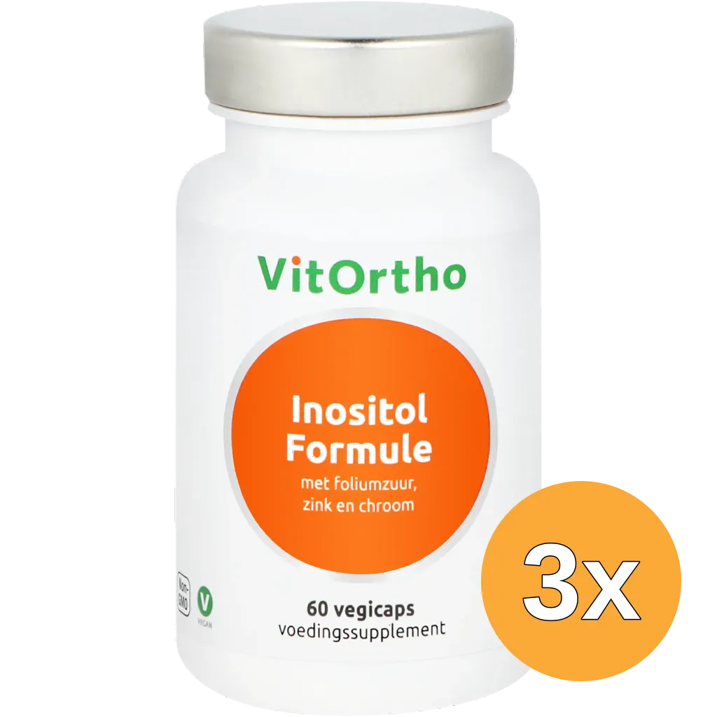 3x Vitortho Inositol Formule (60 vega capsules)