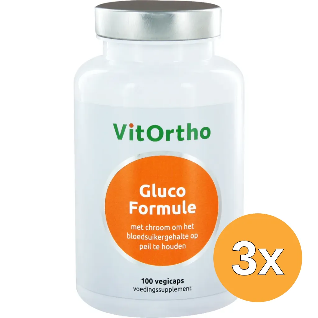 3x VitOrtho GlucoForm (100 vega capsules)