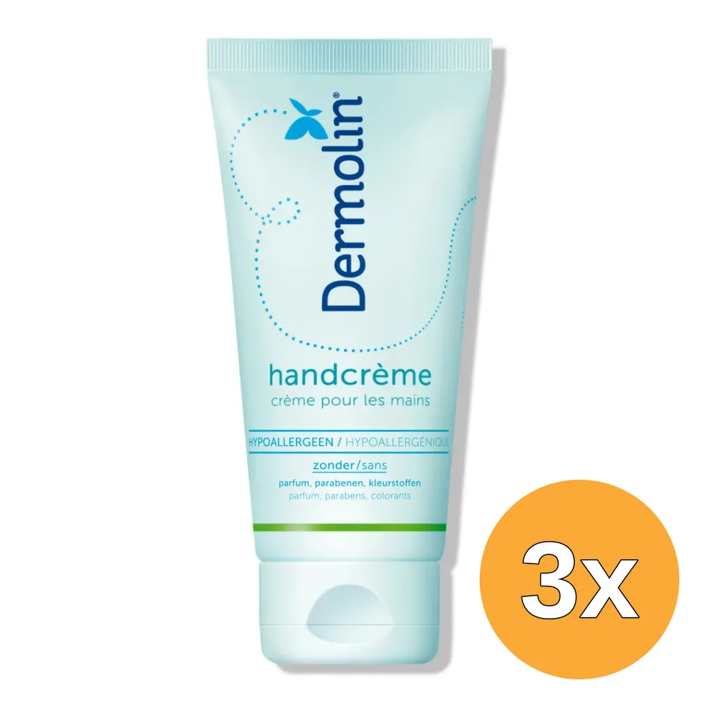 3x Dermolin Handcreme (75 ml)