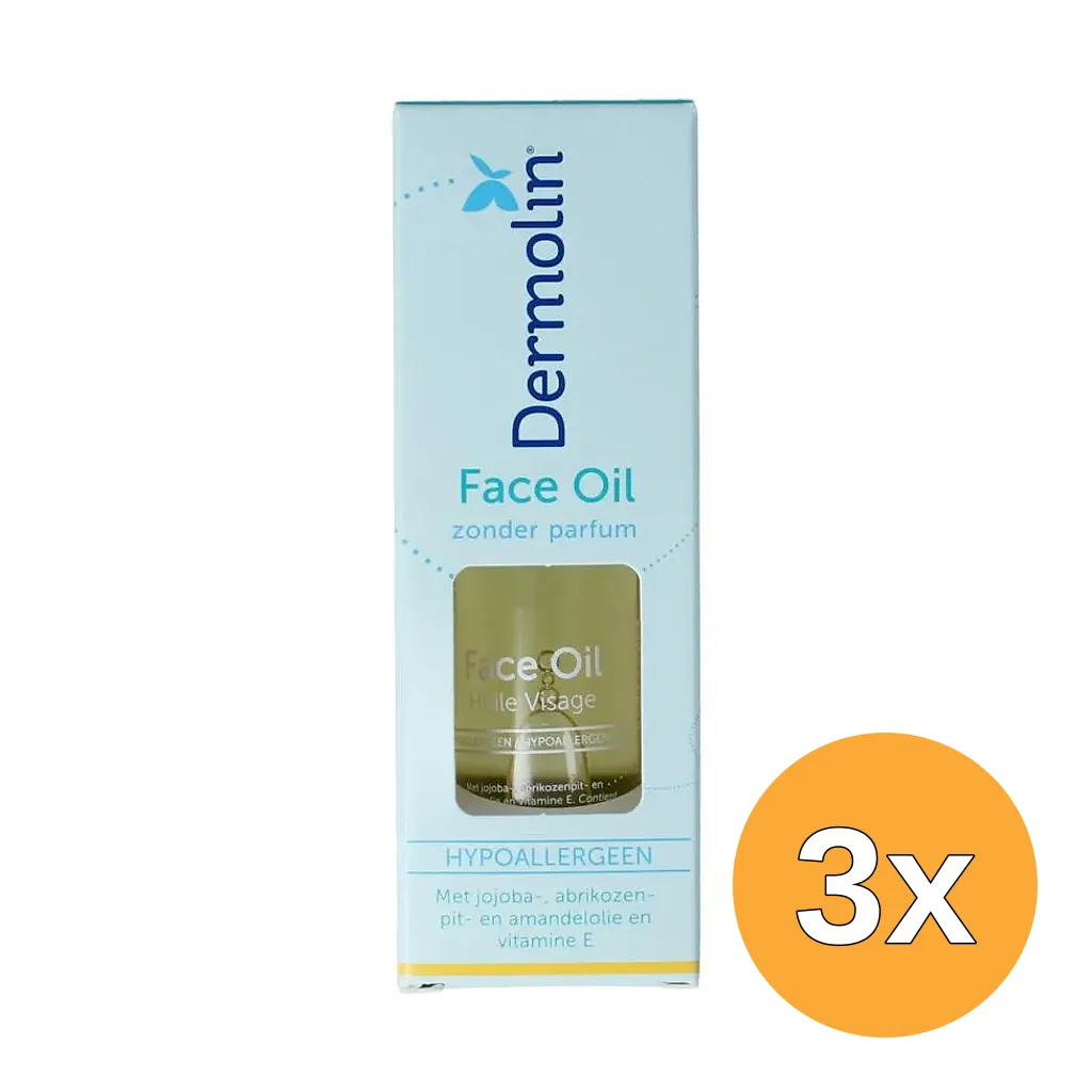 3x Dermolin Face Oil (30 ml)