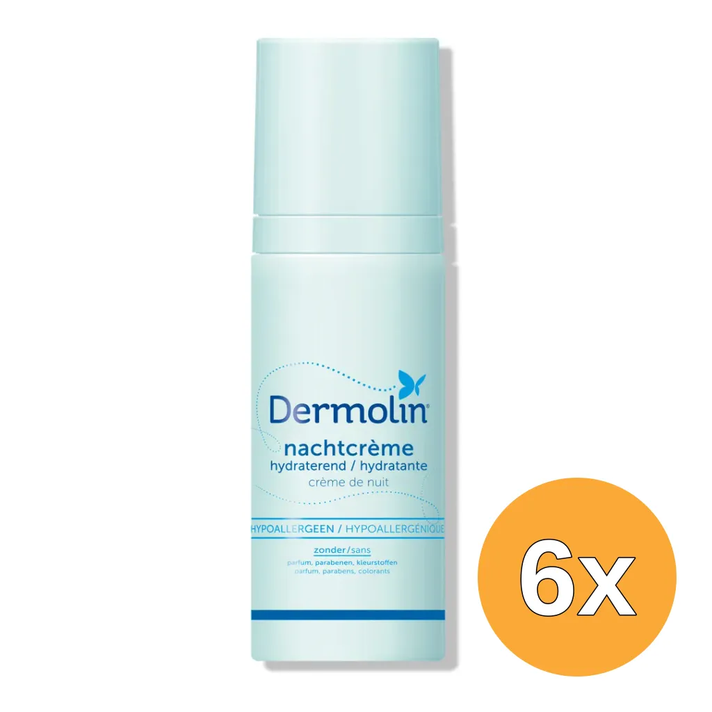 6x Dermolin Nachtcreme (50 ml)
